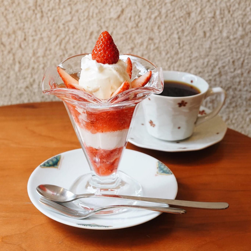 いちごパフェ(堀口珈琲 世田谷本店)