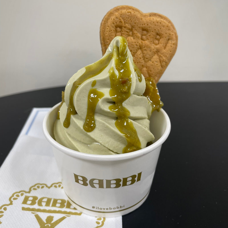 ソフトジェラートピスタチオクロック(新宿伊勢丹スイーツコレクション2022 BABBI)