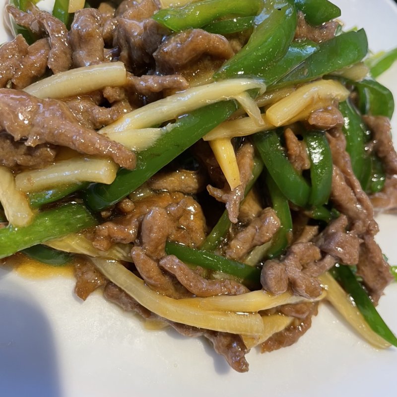 牛肉とピーマンの細切り炒めセット(梅蘭 イオンモール東久留米店 )