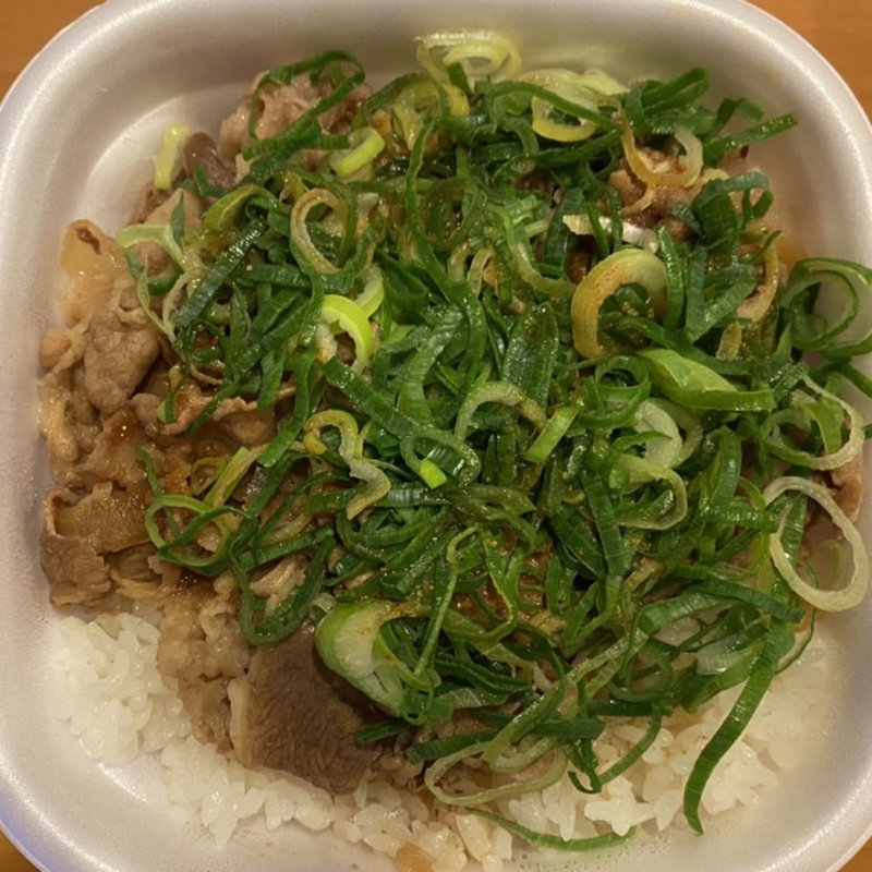 ネギ玉牛丼（大盛り）(すき家 枚方中宮東之町店 )