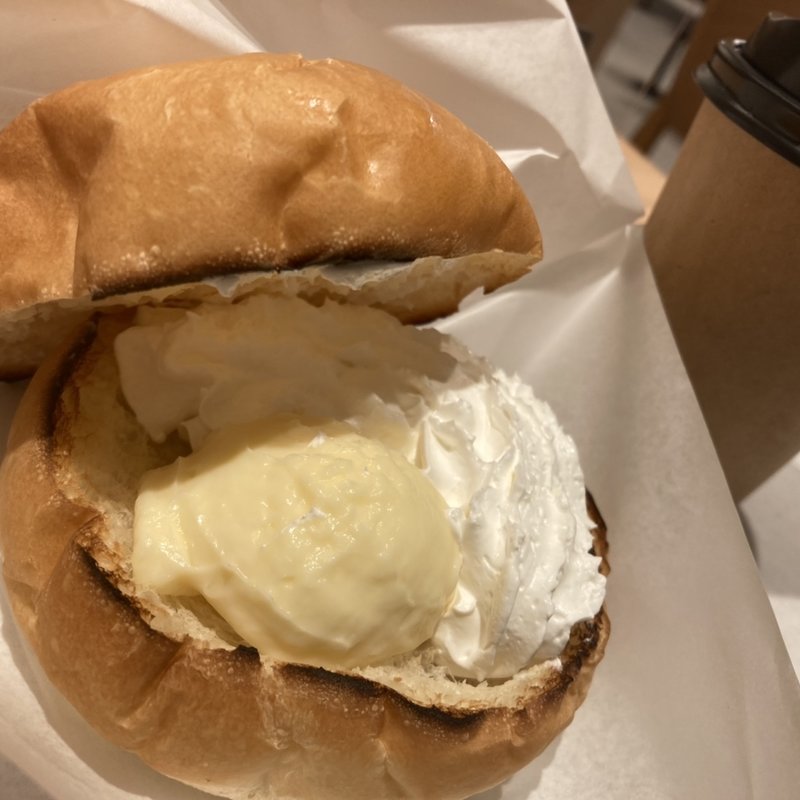 朝セット　カスタード(the 3rd Burger 八重洲地下街店)