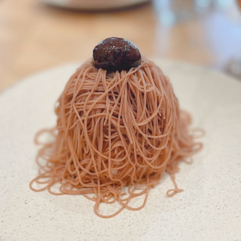 生搾りモンブラン(サブリナ パスタ＆クラムチャウダー 渋谷ヒカリエ店)