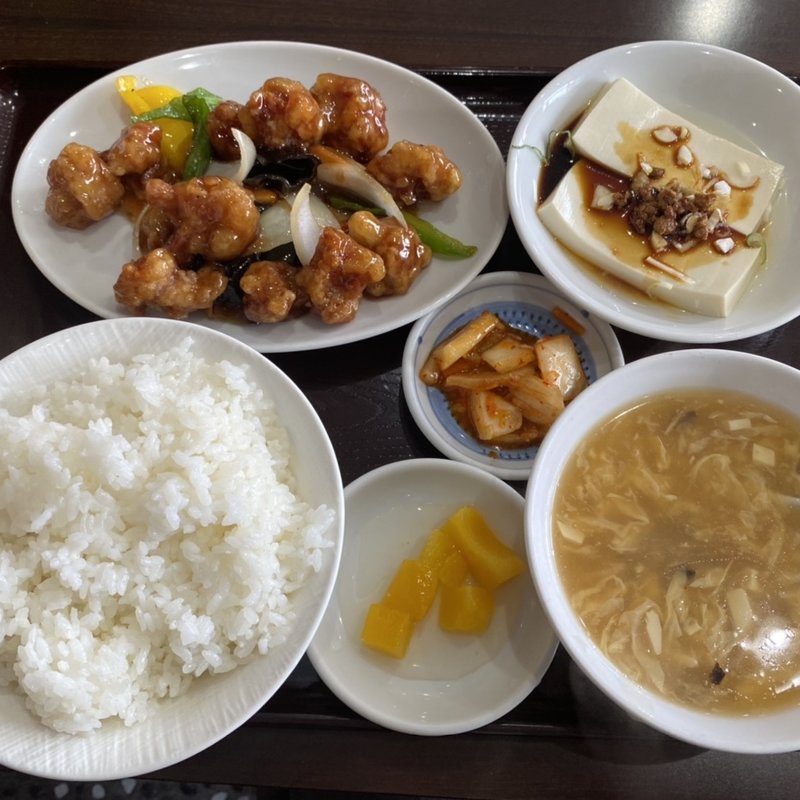 酢豚ランチ(台湾料理　四季紅 館林店 )