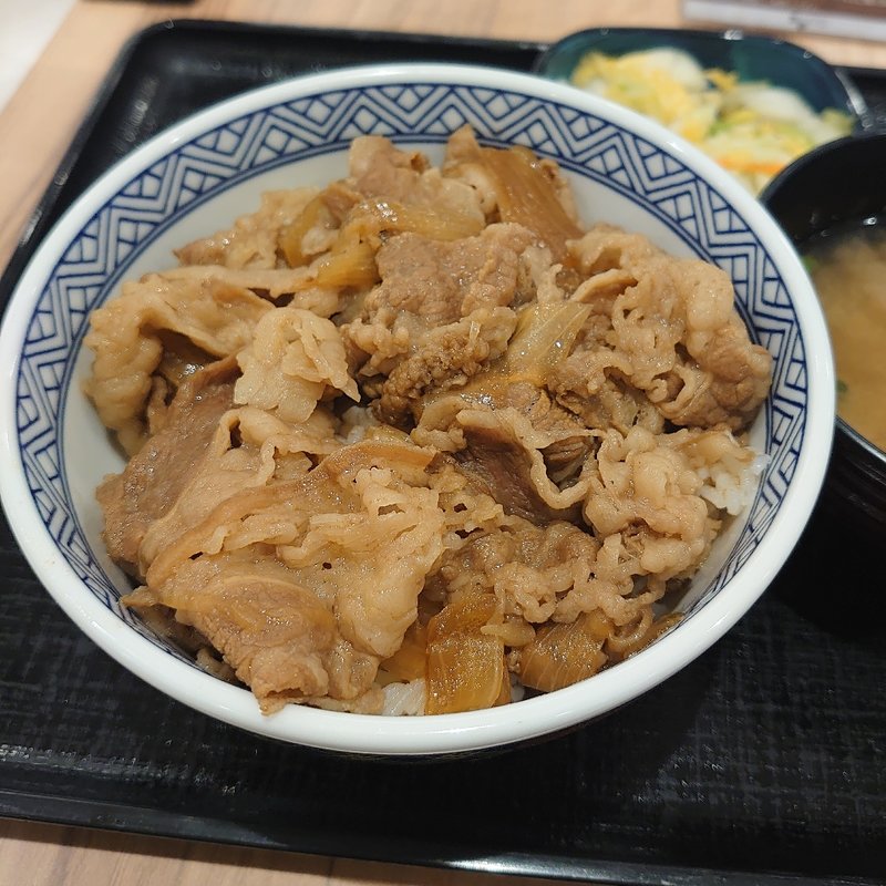 牛丼並盛＋Bセット(吉野家 ＴＸ守谷駅店 )