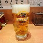 生ビール（中）(俺流塩らーめん 中目黒店 )
