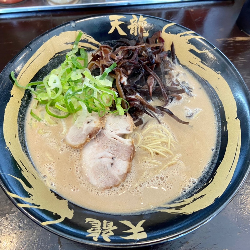 キクラゲラーメン(天龍ラーメン)