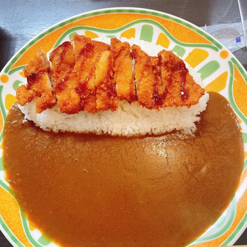 チキンカツカレー大盛り(カレーハウス 印度亭)