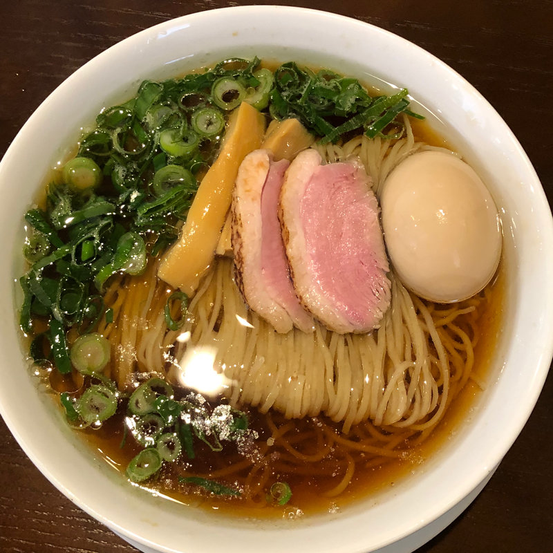 鴨だし中華そば濃口醤油(居酒屋 今野)