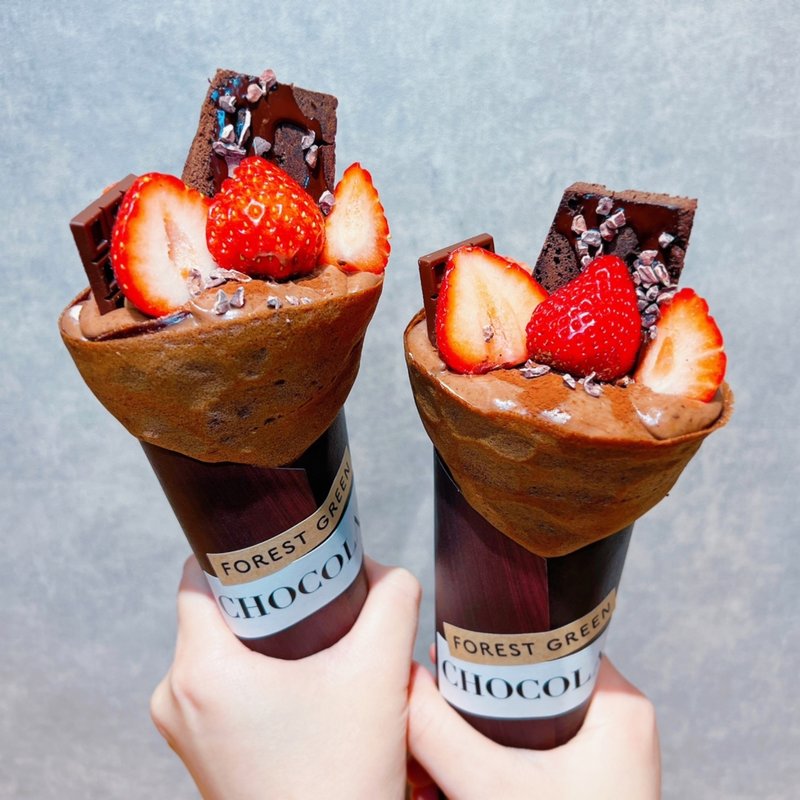 ベリー濃厚ショコラ( FOREST GREEN CREPE&BAKE  枚方店)