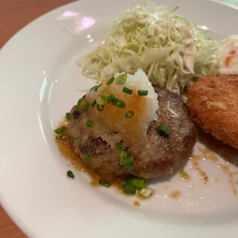 日替わりランチ(おろしハンバーグと北海道産男爵コロッケ)(デニーズ 多治見店 )