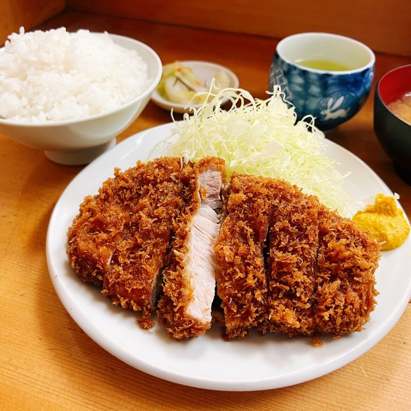 ロースカツ定食(大)(山家　御徒町店)