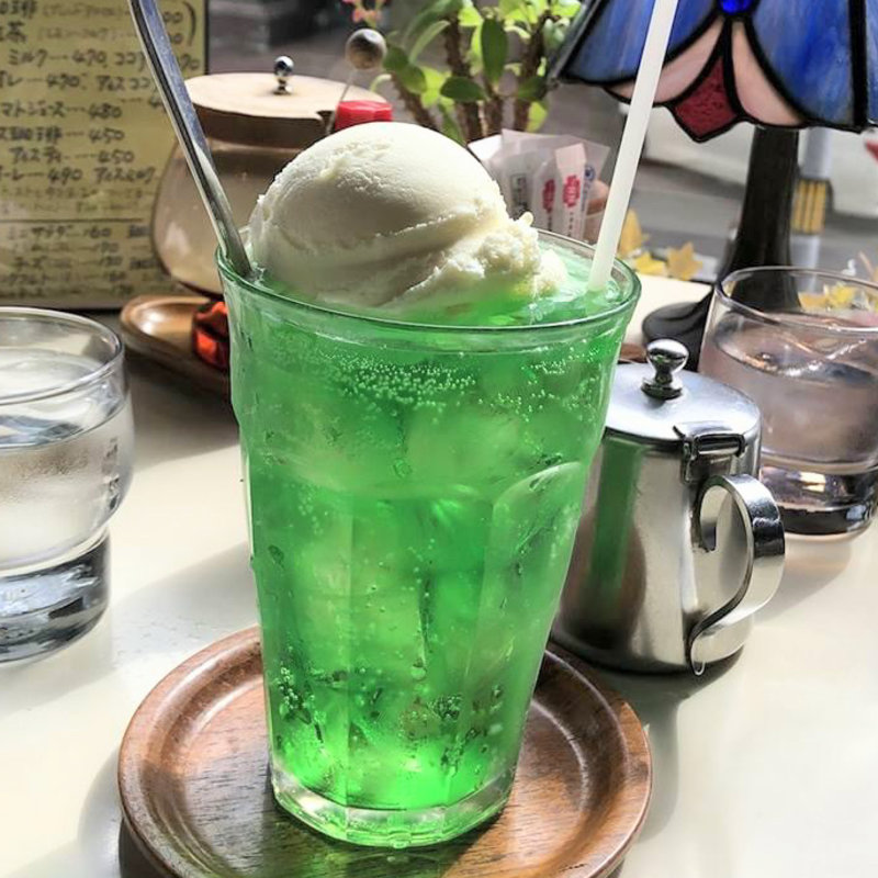 クリームソーダ(喫茶 マロン )