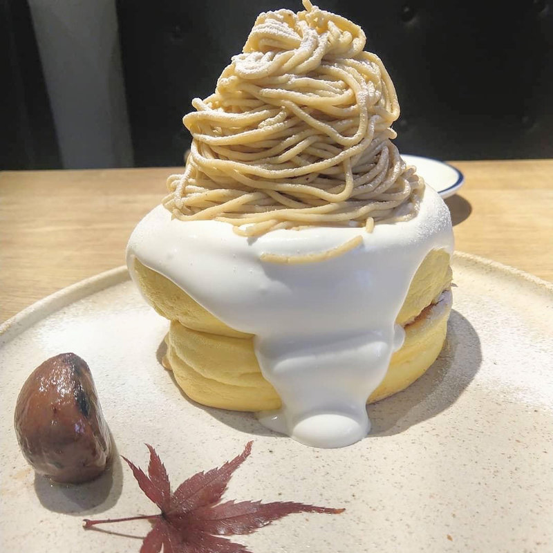 極上和栗モンブラン(3 STARS PANCAKE （スリースターズパンケーキ）)