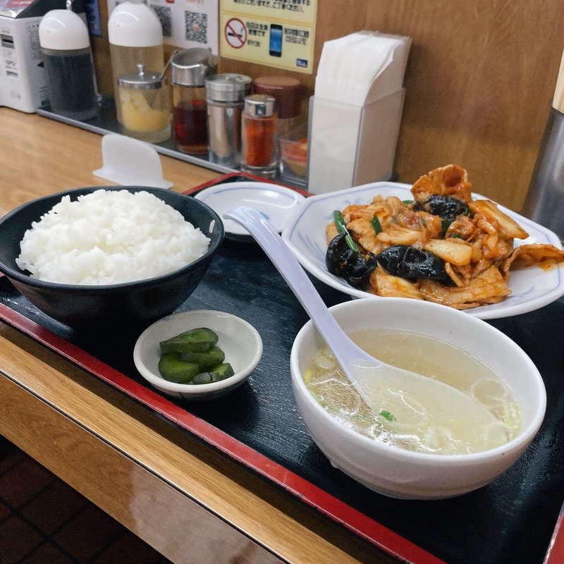 豚キムチ定食(福しん 要町店 )