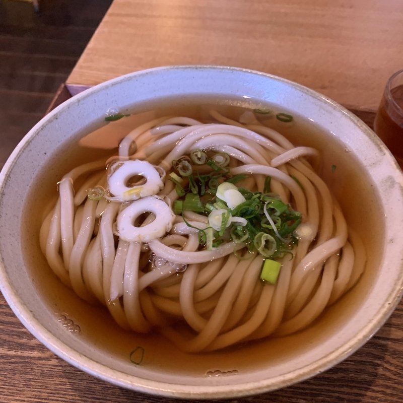 かけうどん(絹延橋うどん研究所)