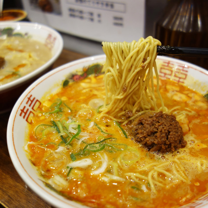 ピリ辛にんにくラータンメン(博多拉担麺 まるたん 姪浜店)