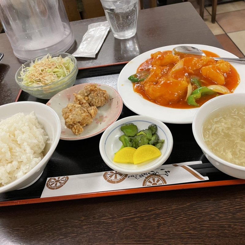 エビチリ定食(好再来サンプラザ店)