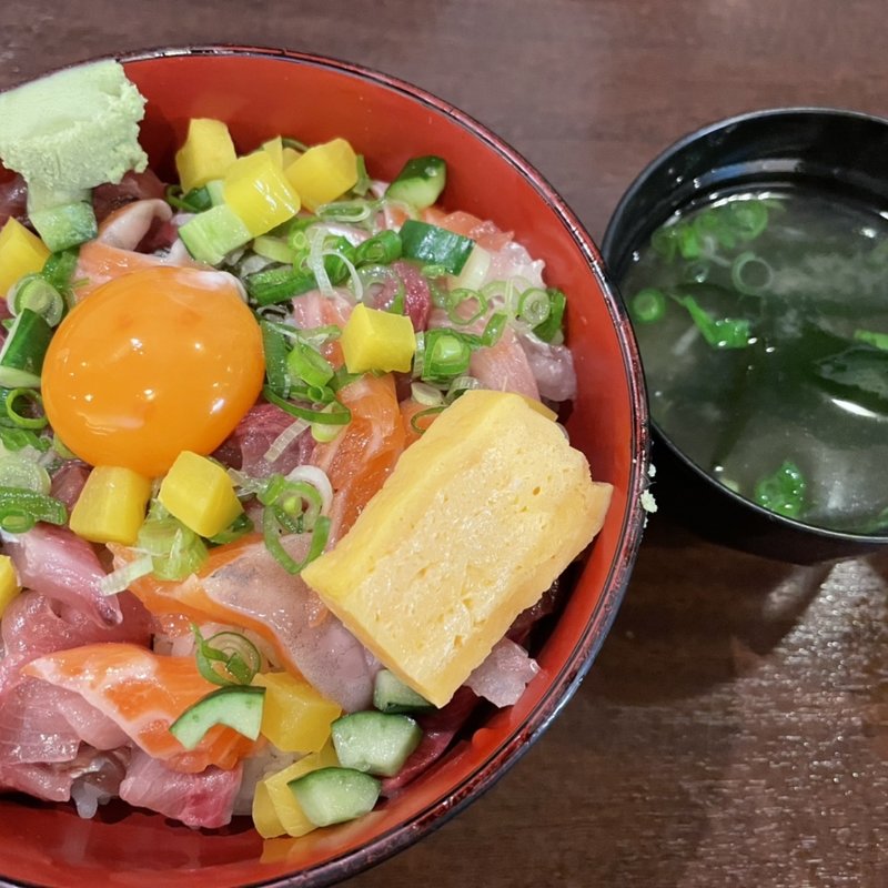 漁師のまかない丼(海鮮すなおや食堂)