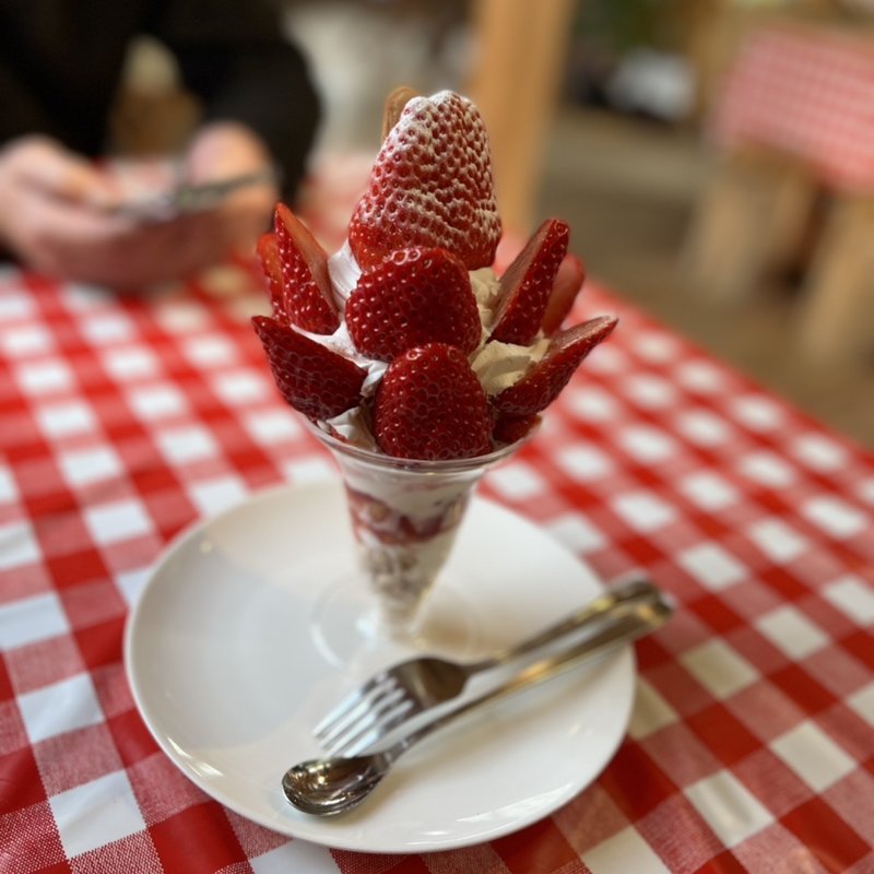 いちごパフェ(夢街道 farm67)