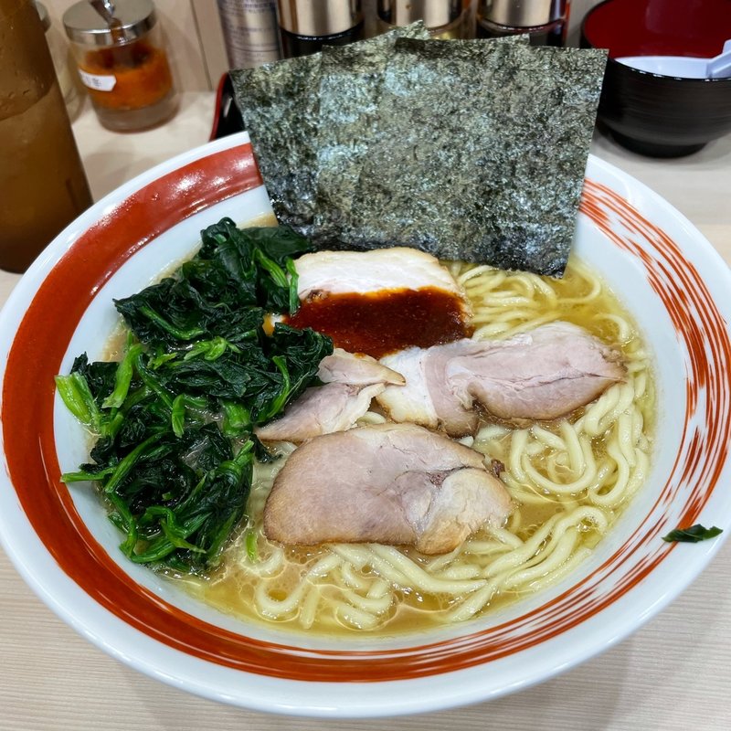 ほうれん草ラーメン(赤虎屋)
