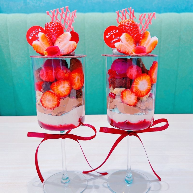 バレンタインパフェ(Forest Green Roast ＆ Bake)