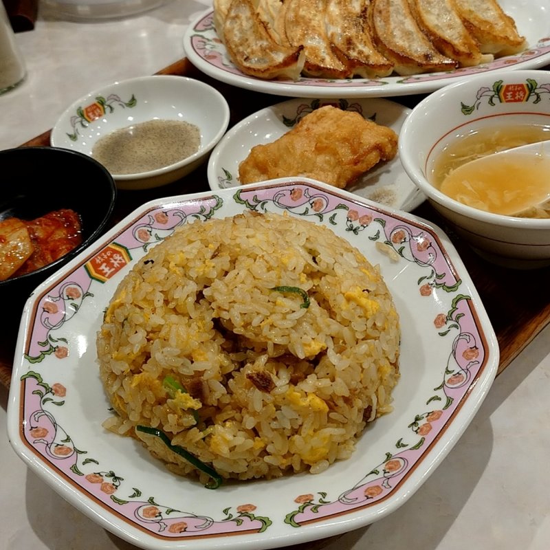 餃子の王将定食(餃子の王将 下北沢店)