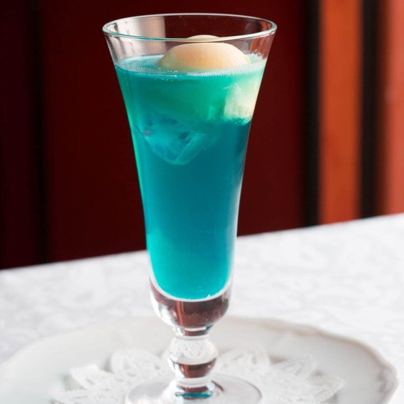 アイスクリームソーダ(資生堂パーラー サロン・ド・カフェ 銀座本店)