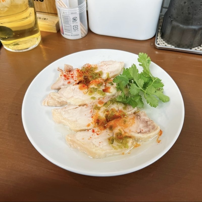 蒸し鶏(大衆食堂スタンドそのだ五反田店)