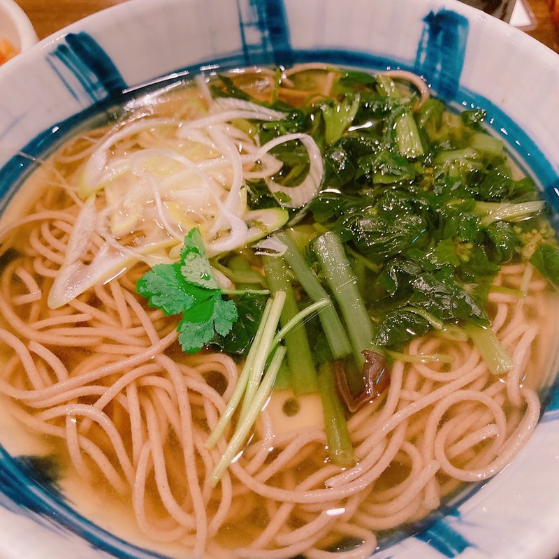 葉わさびそば(信州そば処 そじ坊 新宿アイランド店)