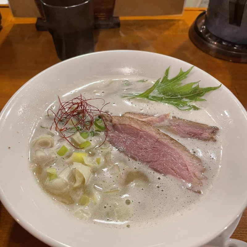 鴨白湯そば(鴨だし中華そば王鴨)