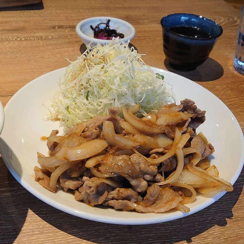 生しょうが焼きランチ（並）(ニカイのテッパン)