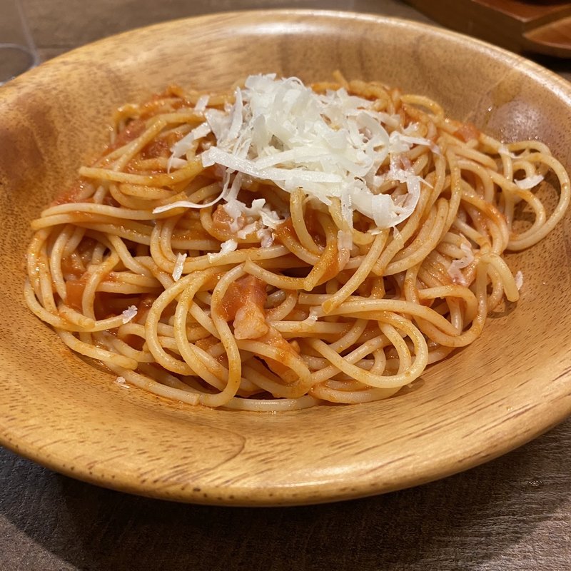 パルマ風スパゲッティ（トマト味）(サイゼリヤ 阪急伊丹駅ビル店)