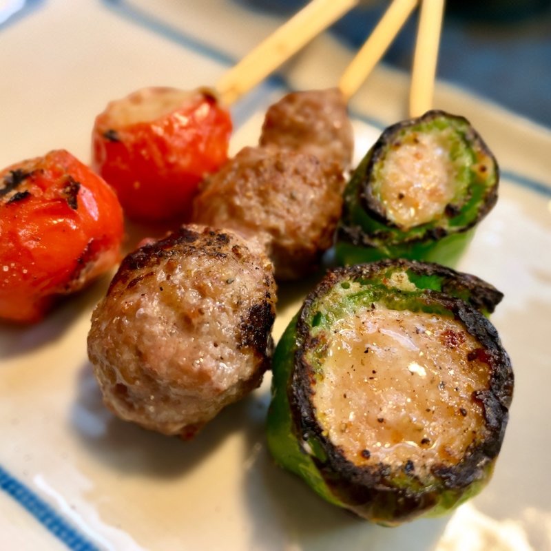 ミンチ三色(とり平 総本店 （とりへい）)