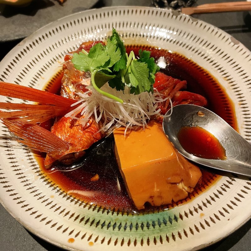 金目鯛カブト煮付け(オ山ノ活惚レ)