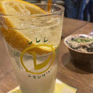 シャリキンゆずサワー(鉄板とお酒 宗や)