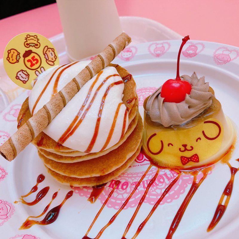 プリンのパンケーキタワープレート(サンリオピューロランド)