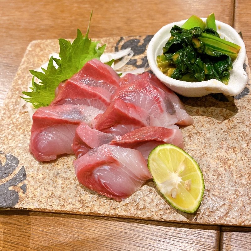 鰤のお刺身(鉄板とお酒 宗や)