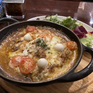 2種のトマトとモッツァレラチーズの焼カレー(銀座カリー堂 そごう横浜店 )
