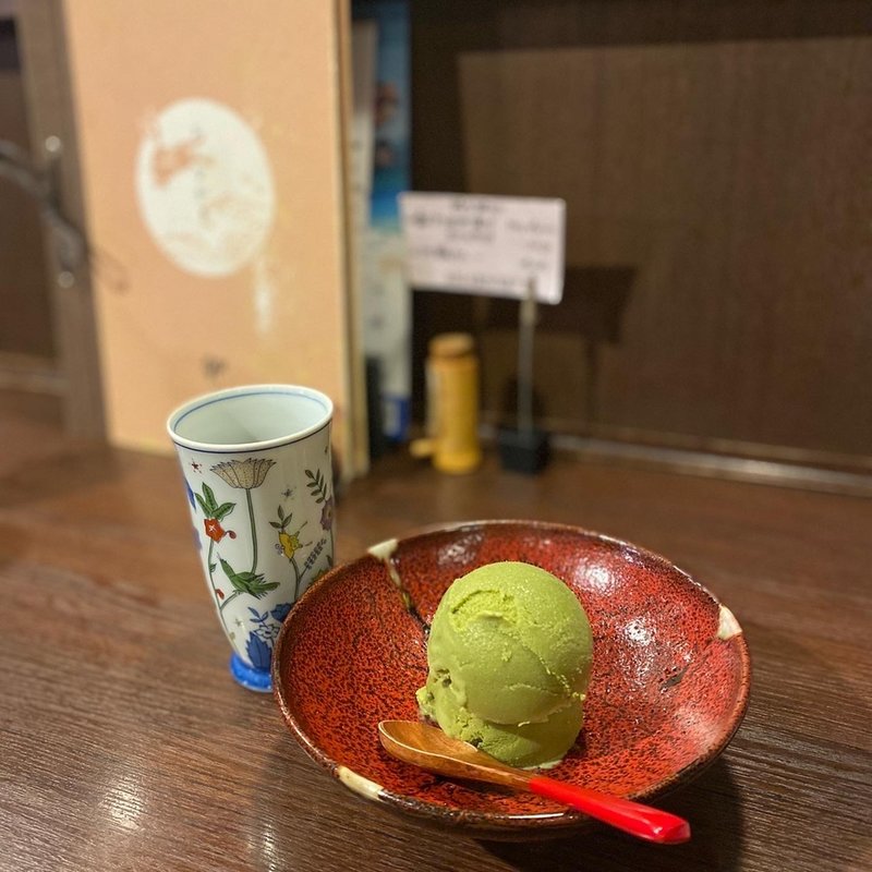抹茶アイス(炙り居酒屋 卯今 )