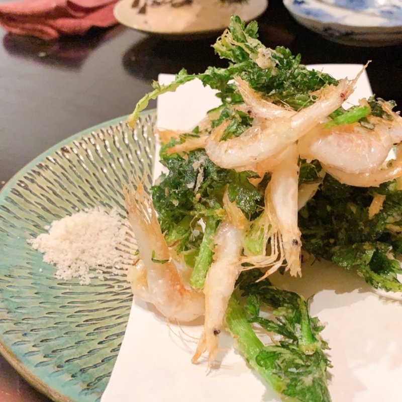 白海老のかき揚げ(乍旨司 )