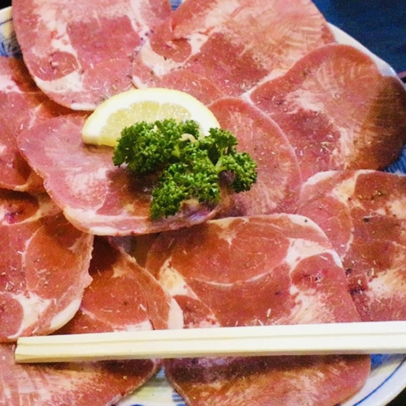 タン焼き定食(きらく亭)