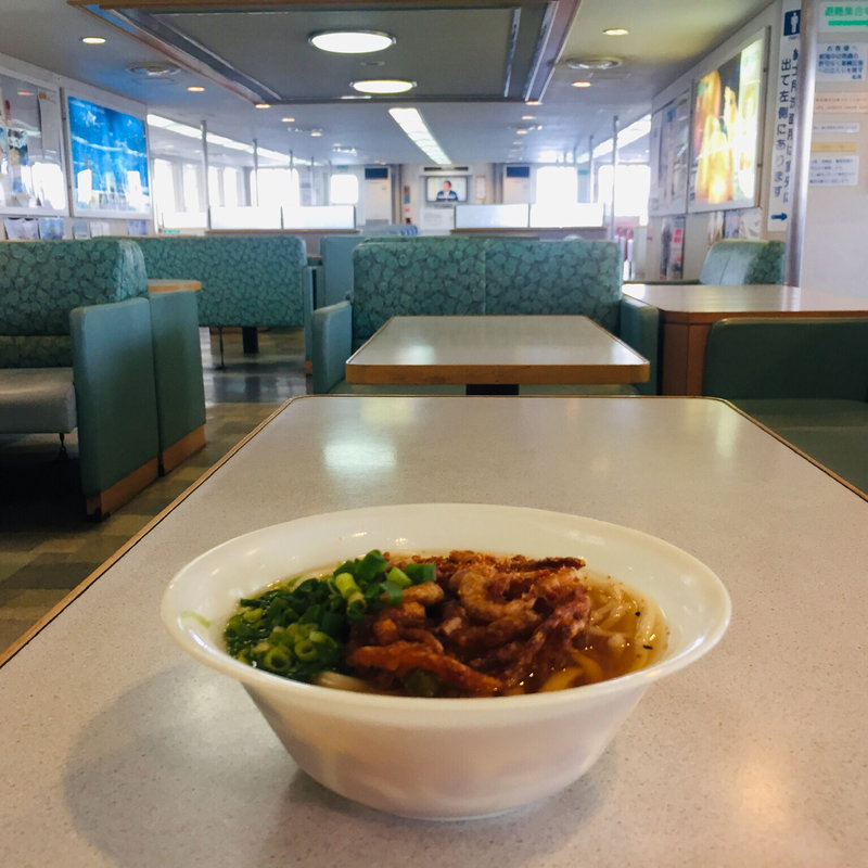 天ぷらうどん(やぶ金 桜島フェリー店 )