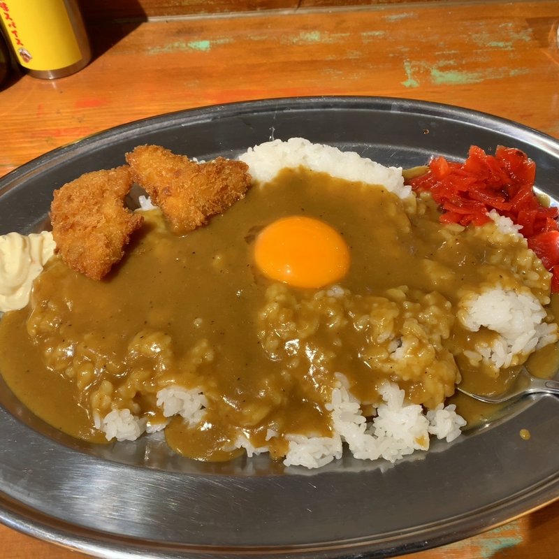 大阪マドラスカレー(中)+白身フライ(大阪マドラスカレー22号店)