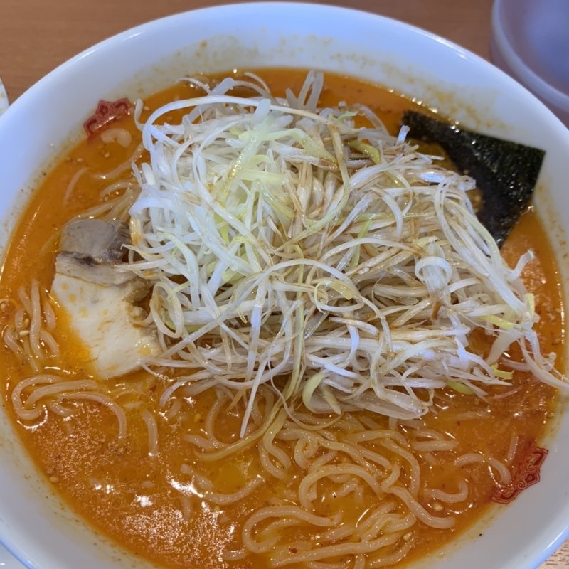 ピリ辛とんこつネギラーメン(日高屋千葉浜野店)
