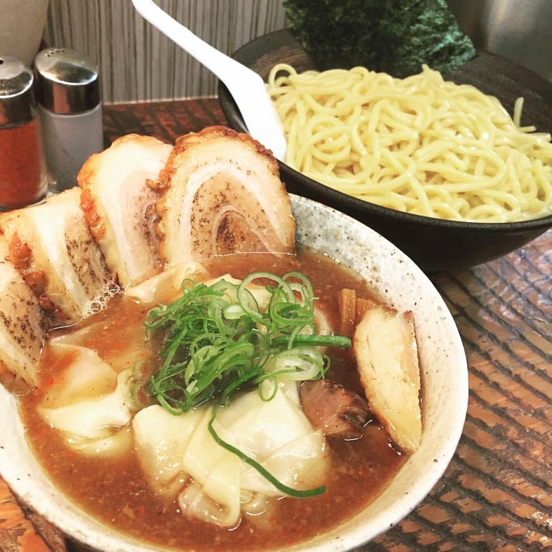 チャーシューワンタンつけ麺(瞠－恵比寿店)