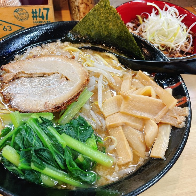 まかないラーメン(極太めんひでまる)