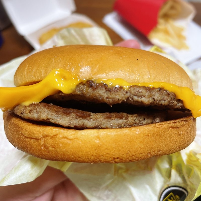 倍チーズバーガー(マクドナルド 恵比寿駅前店 （McDonalds）)