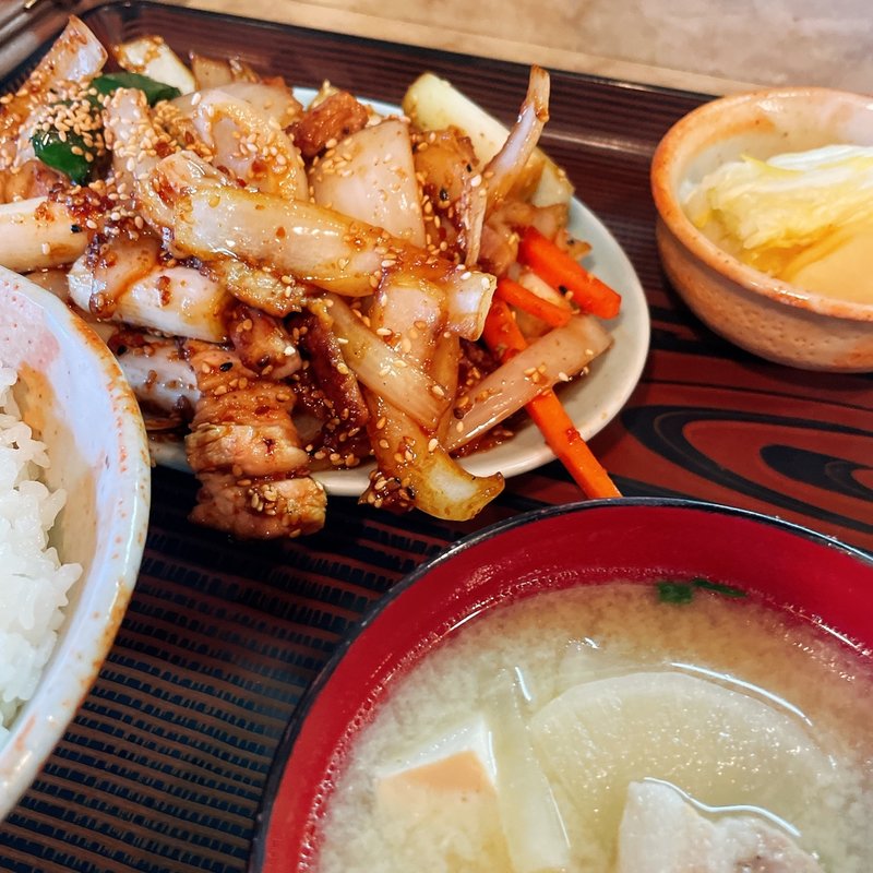 朝セン焼定食(とんかつ よしえ)