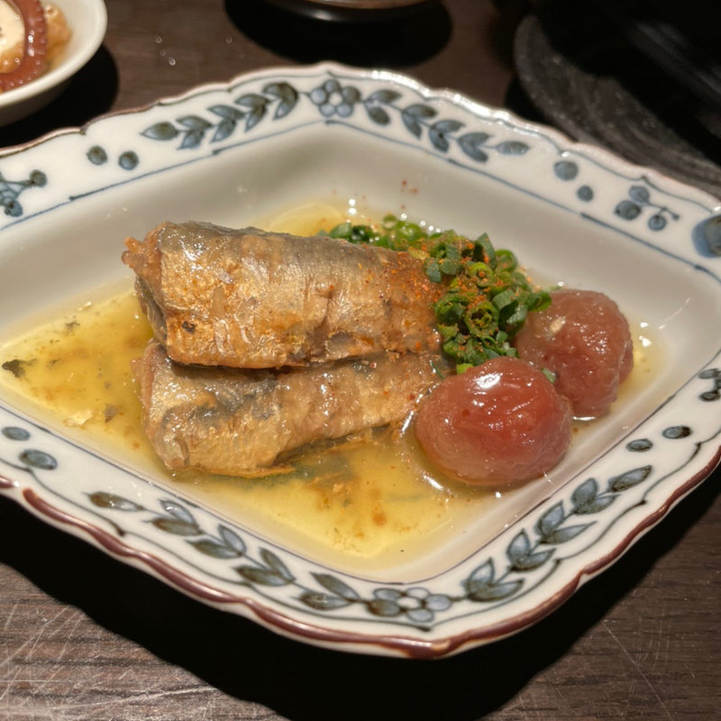 鰯と梅オイルサーディン(志まる)