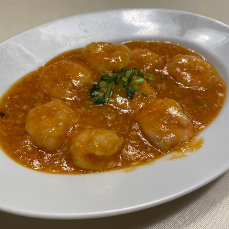 海老チリソース(紅蘭亭 下通本店)